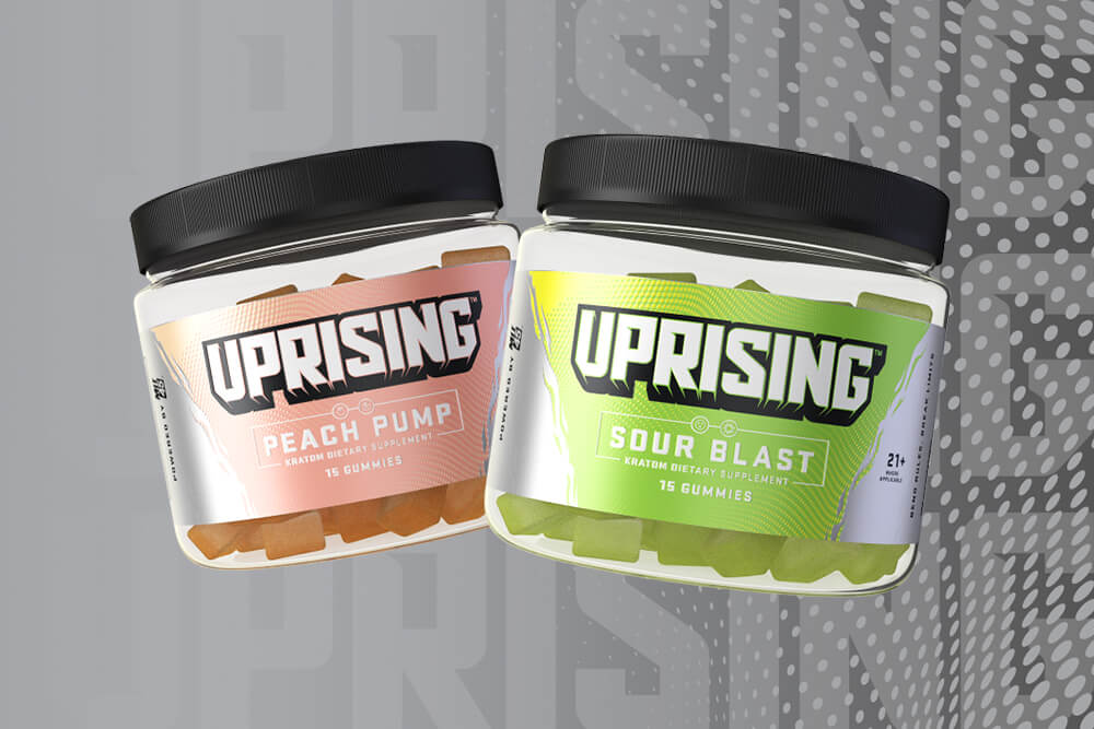 Kratom gummies are available in two delicious flavors: Peach Pump and Sour Blast.